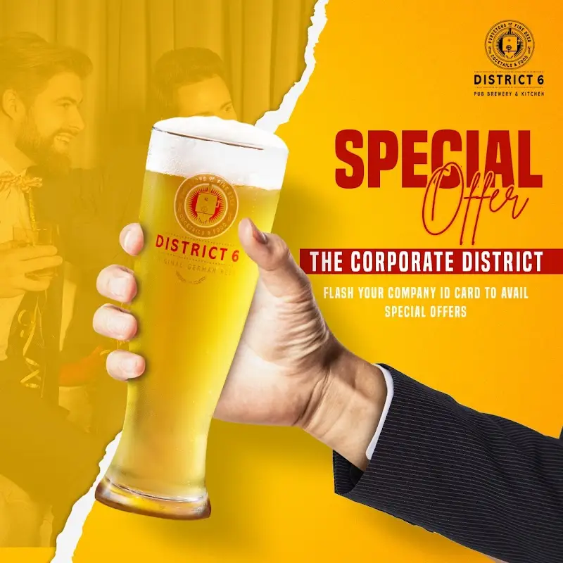 District 6 - Best German Microbrewery in Bangalore - Brewery And Pub in Bengaluru